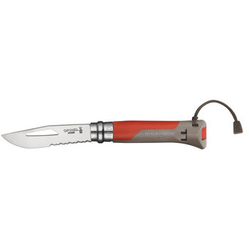 Couteau Outdoor n°08 avec sifflet et lame en inox