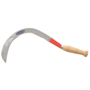 Faucille droite et forgée en acier - 40 cm