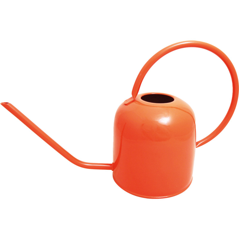 Arrosoir rond en acier galvanisé, coloris rouge co