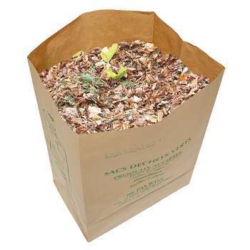 Sac à déchets verts en kraft - 100L x10