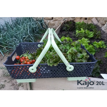 Panier panier 20L gris tilleul