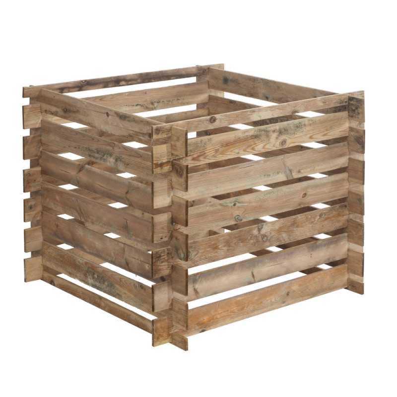 Composteur d'extérieur en bois Mezzito 700 litres