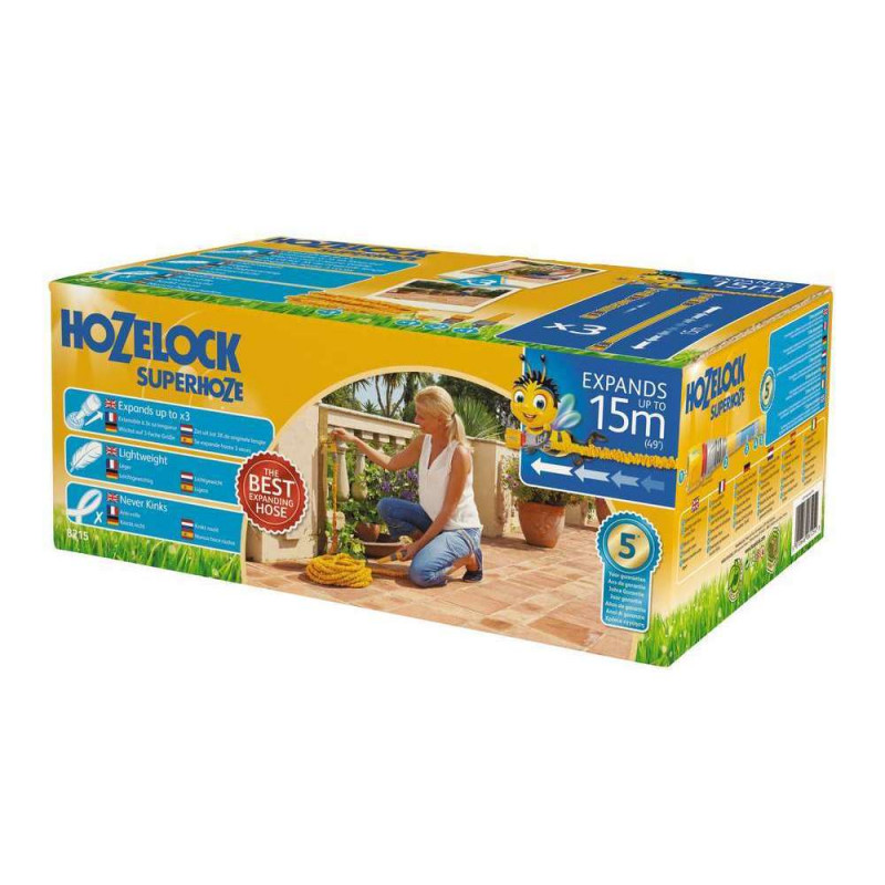 Tuyau d'arrosage extensible Superhoze orange Hozel
