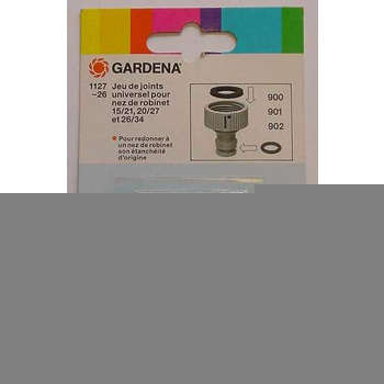 Jeu de joints universels : pour nez de robinet Gar