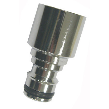 Adaptateur de brise jet chromé F. 22x100 sortie ra