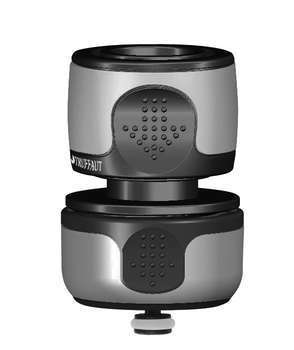 Raccord rapide bimatière D 19 mm aquastop