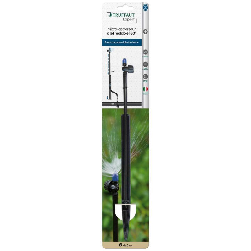Kit jet réglable 180° télescopique sur pic - Arros