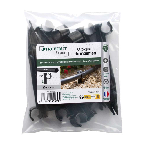 10 Piquets pour arrosage goutte à goutte 13X16 mm