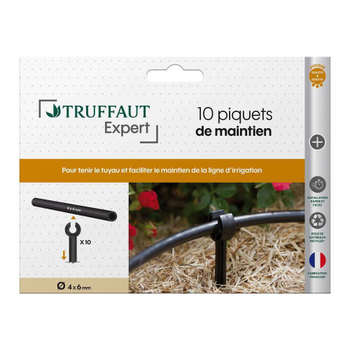 10 Piquets pour arrosage goutte à goutte 4X6 mm