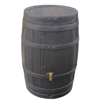 Récupérateur d'eau Tonneau Vino Brun : L65xl65xH93