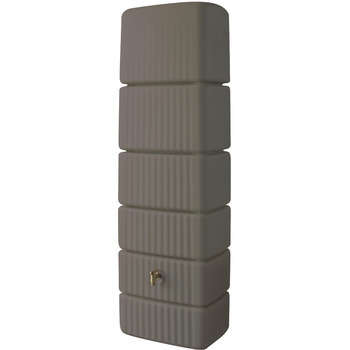 Récupérateur d'eau 'Cuve murale Slim' Taupe: L. 37