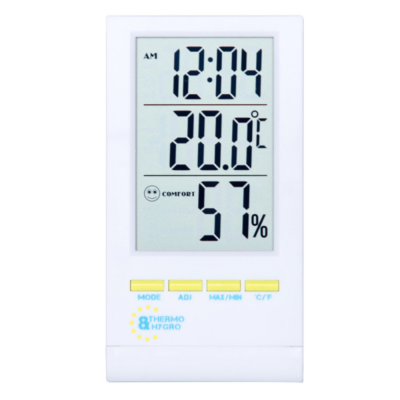 Thermomètre hygromètre 2 en 1 électronique