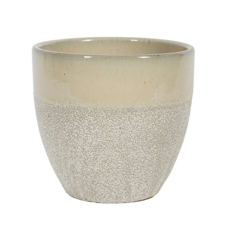 Pot émaillé Corsica 26I crème - D. 31xH. 30,5cm