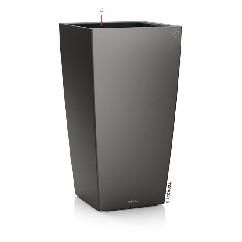 Pot Cubico Premium 30 anthracite métallisé - kit c