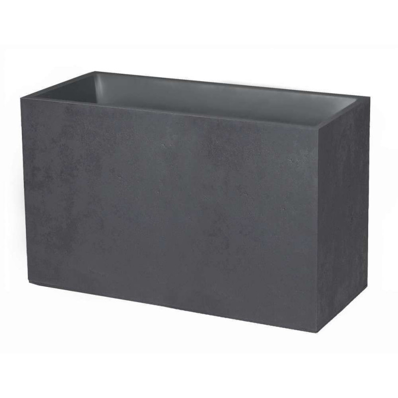 Pot Basalt muret en polypropylène anthracite - 99,