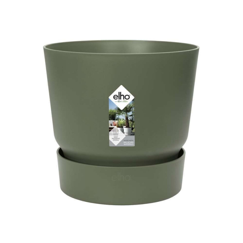 Pot de fleurs Greenville Rond 16 - Leaf Green - Ø1