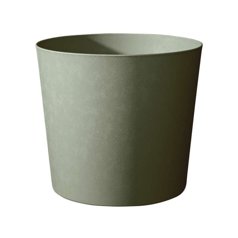 Pot conique Element, coloris kaki - D. 25cm