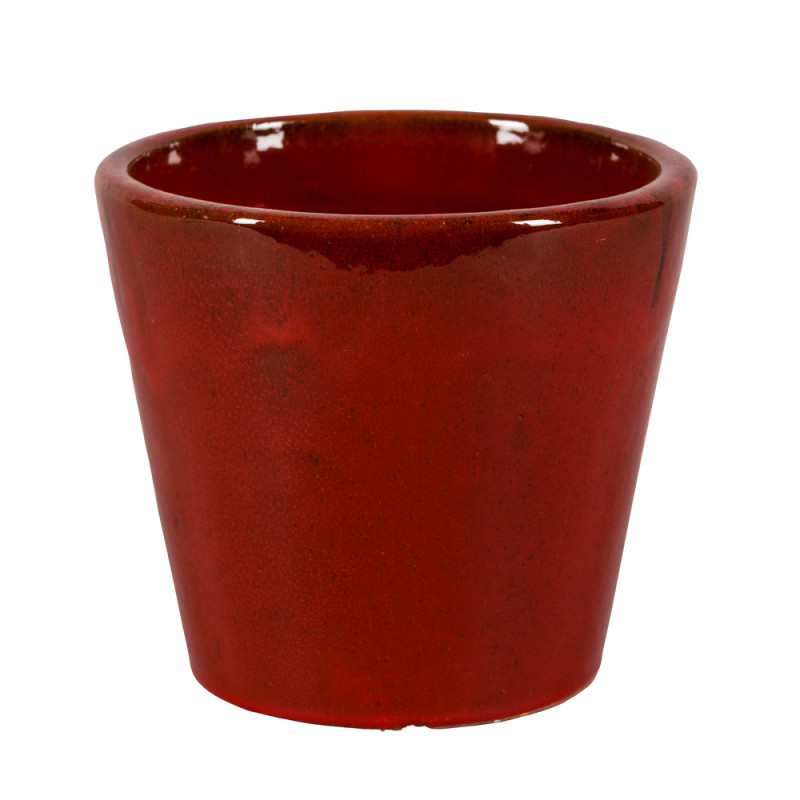 Pot émaillé Shanghai 4-01R Rouge - D. 21xH. 19cm