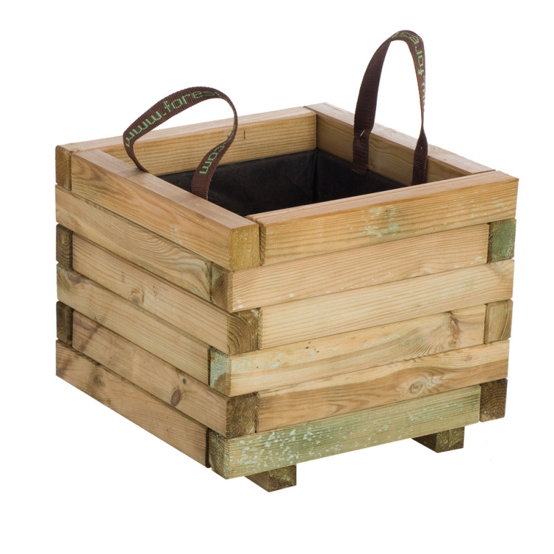 Bac à fleurs Baroque en Pin traité autoclave 3 - L