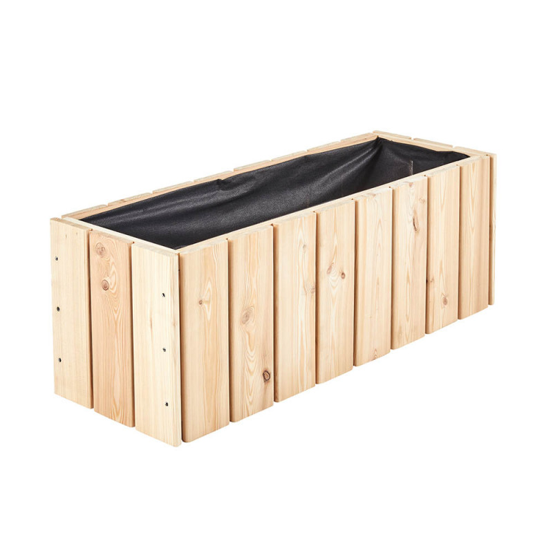 Jardinière Acanta en Mélèze 100% naturel - L. 79,1