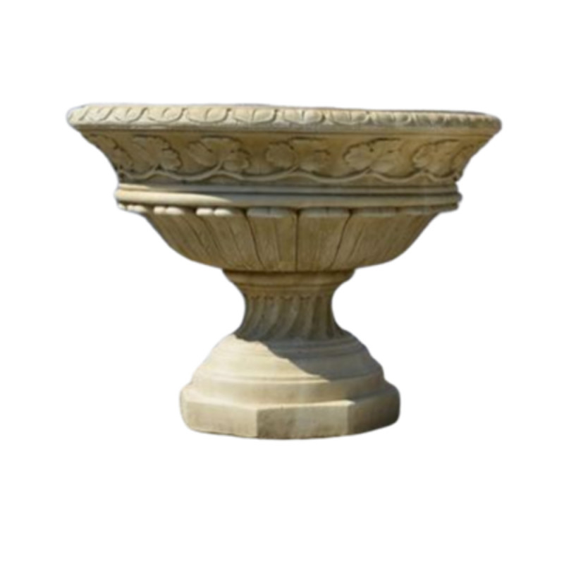 Vase sur pied - D. 70xH. 51cm