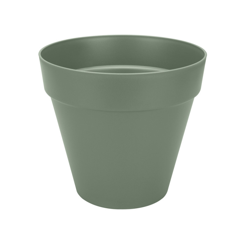 Pot Loft Urban rond roues vert pistache - D. 40cm