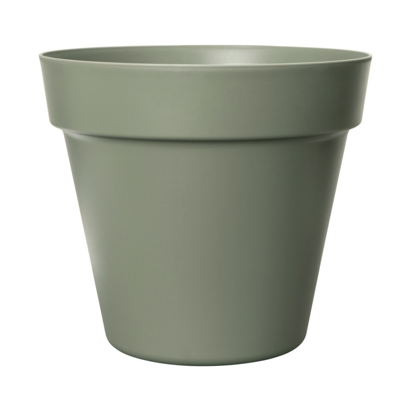 Pot de fleurs en plastique 100% recyclé Paris vert