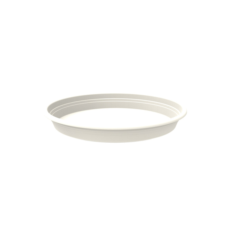 Soucoupe universelle ronde blanc - D. 25cm