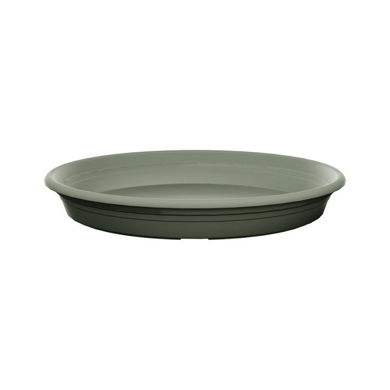 Soucoupe universelle ronde ert olive - D. 25cm