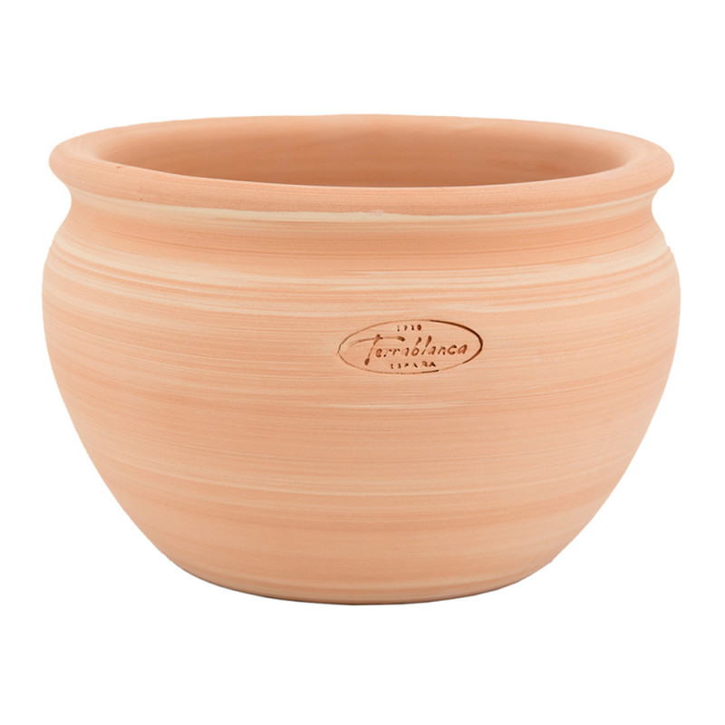 Pot boule en terre cuite - D. 22xH. 16cm