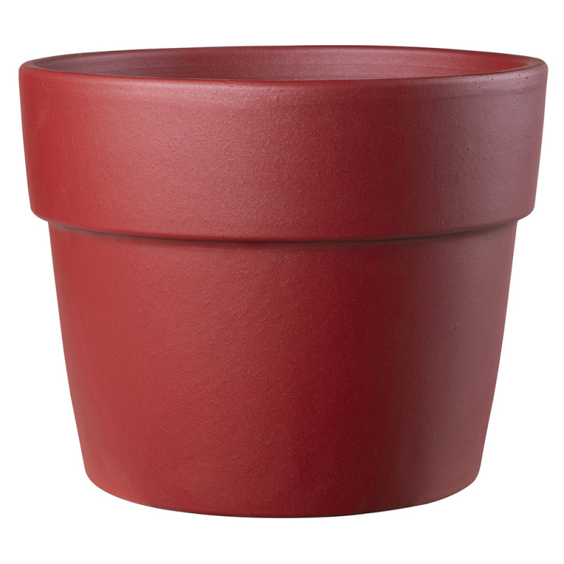 Pot Perfetto Colorama Grenat, en terre cuite - D.