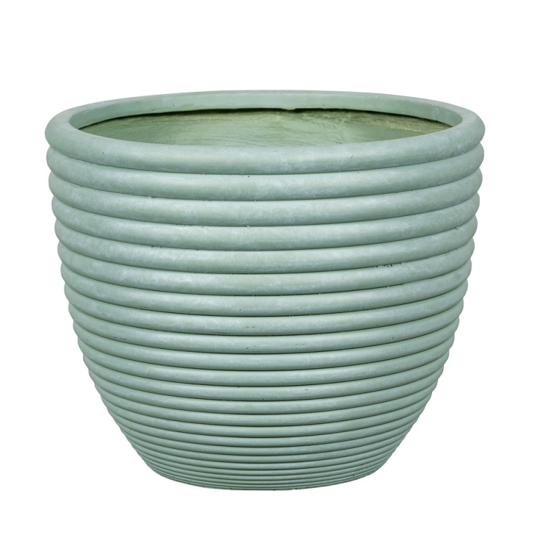 Pot Regina avec relief 04A vert - D. 37xH. 30,5cm