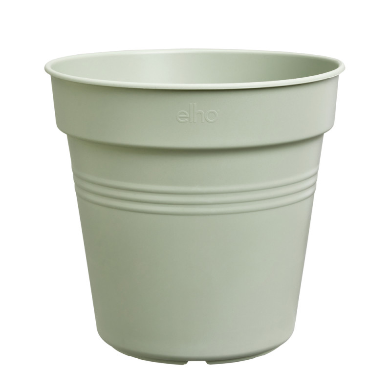 Pot de culture Green Basic vert pierre - D. 15cm