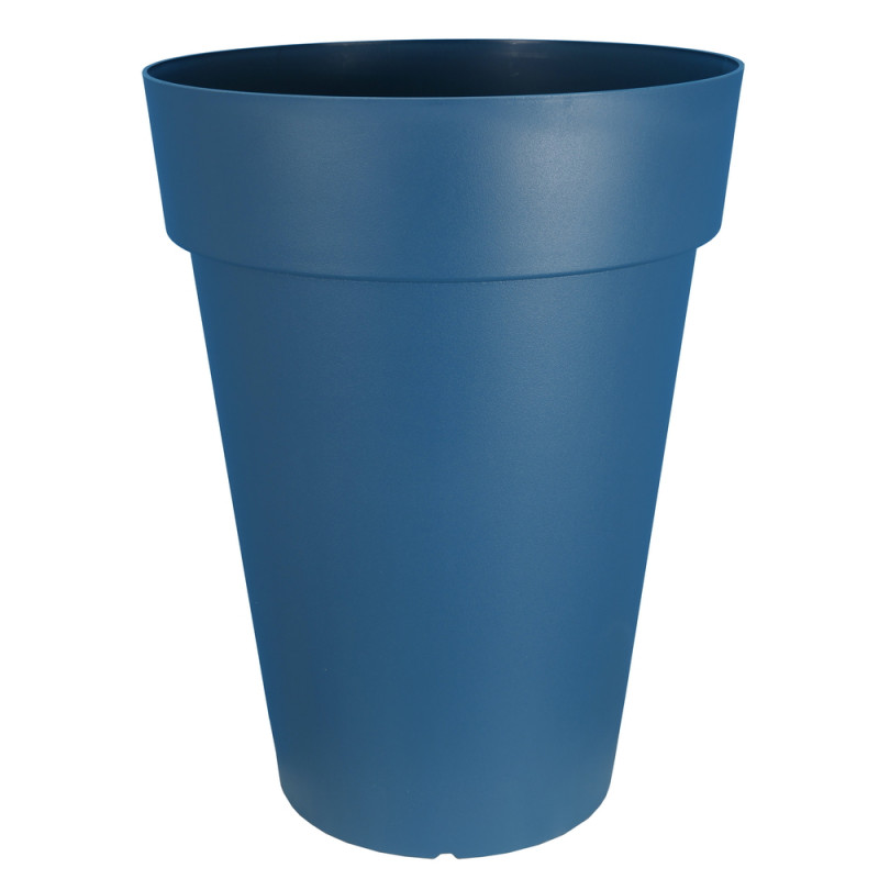 Pot Soleilla haut bleu - H. 53cm