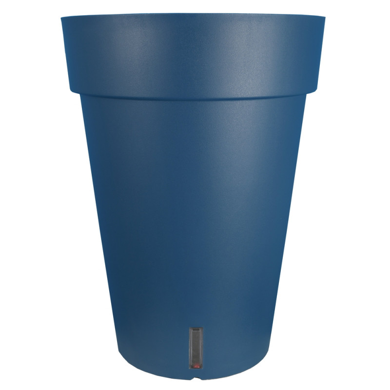 Pot Loft rond - H. 53cm, bleu
