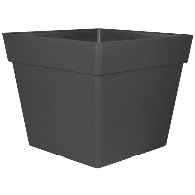 Pot carré Enzo 50, coloris Ardoise - L. 48,5xl. 48