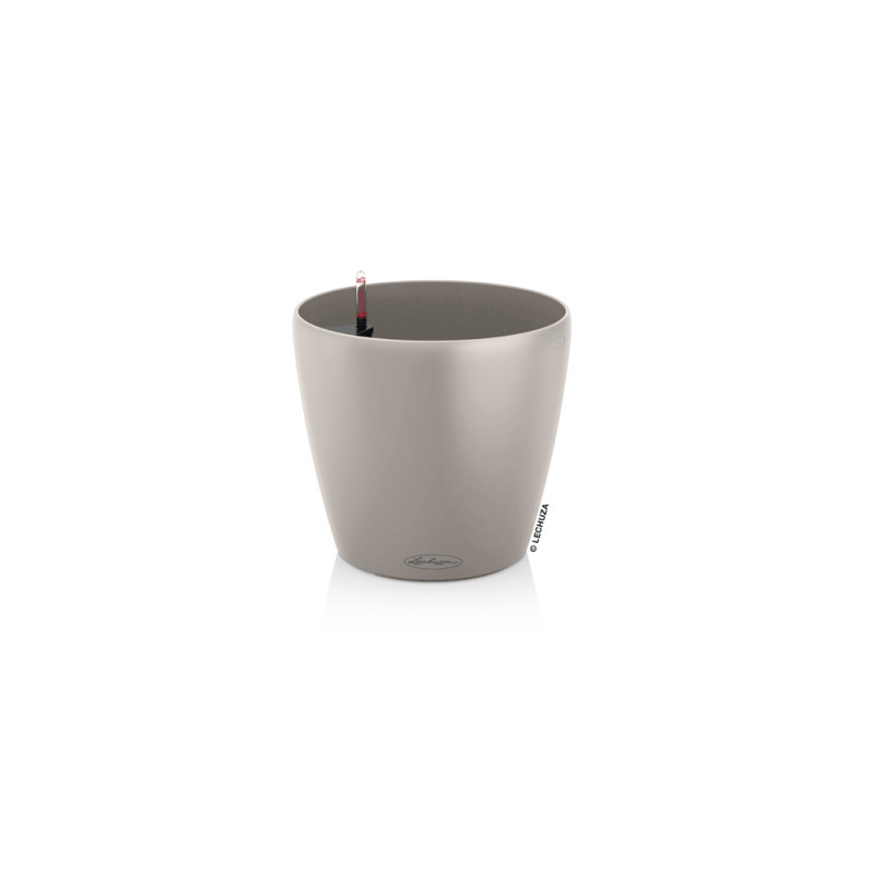 Pot de fleurs Classico Color, kit complet brun sab