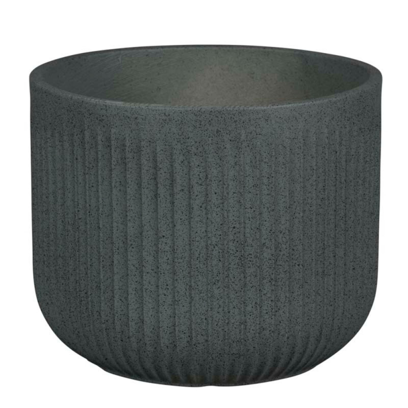 Pot de fleurs Auckland 08G, coloris gris - D. 30xH