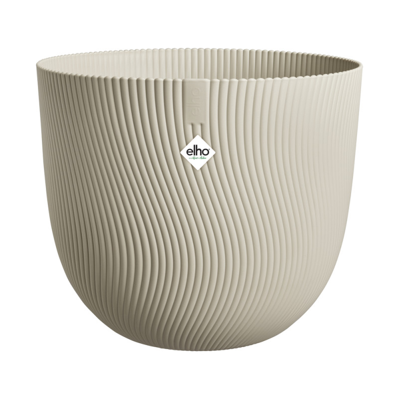 Pot Sereh rond, coloris beige champignon - D. 29,5