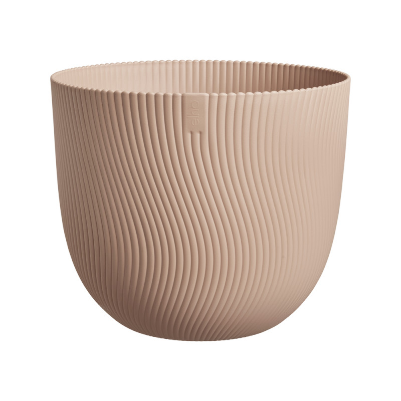 Pot Sereh rond, coloris argile froide - D. 39xH. 3