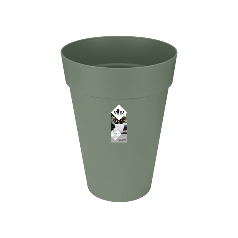Pot Loft rond haut, coloris vert pistache - D. 33,