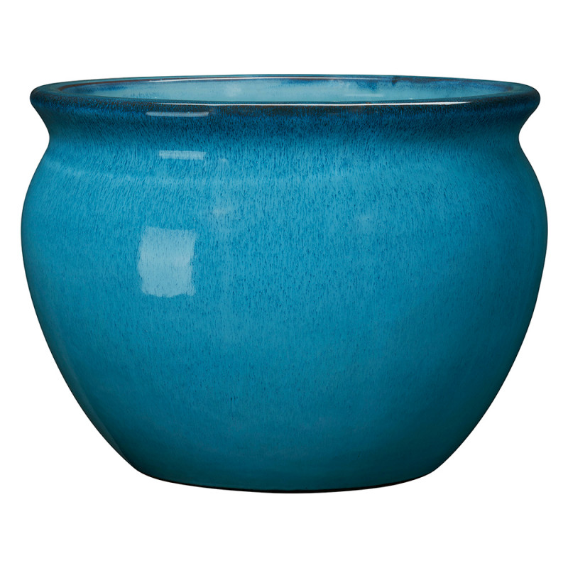 Pot Méditerranée en terre cuite émaillée, coloris