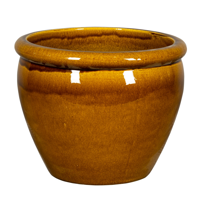 Pot Shan, coloris ocre D40xH32cm