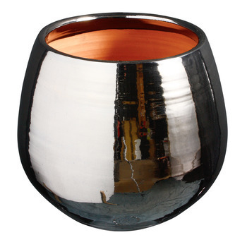 Pot d'intérieur Cancale en terre cuite émaillée, c