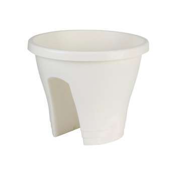 Pot pour balcon: blanc d.30cm