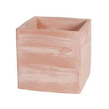 Carré Contemporain en terre cuite L. 24 x l. 24cm