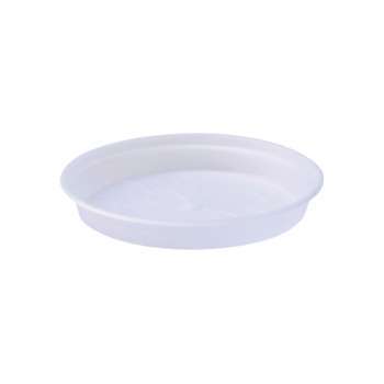 Soucoupe Green Basics ronde en plastique transpare