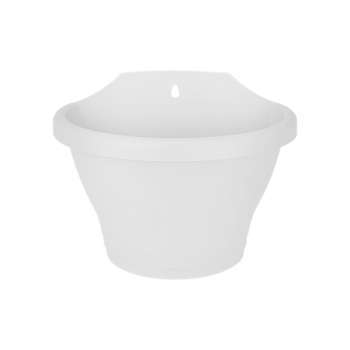 Pot mural Corsica, plastique, blanc, d.24,9cm