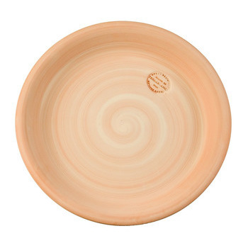 Soucoupe en terre cuite claire Ø 32 cm