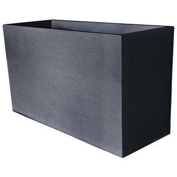 Jardinière Graphit en plastique gris anthracite -